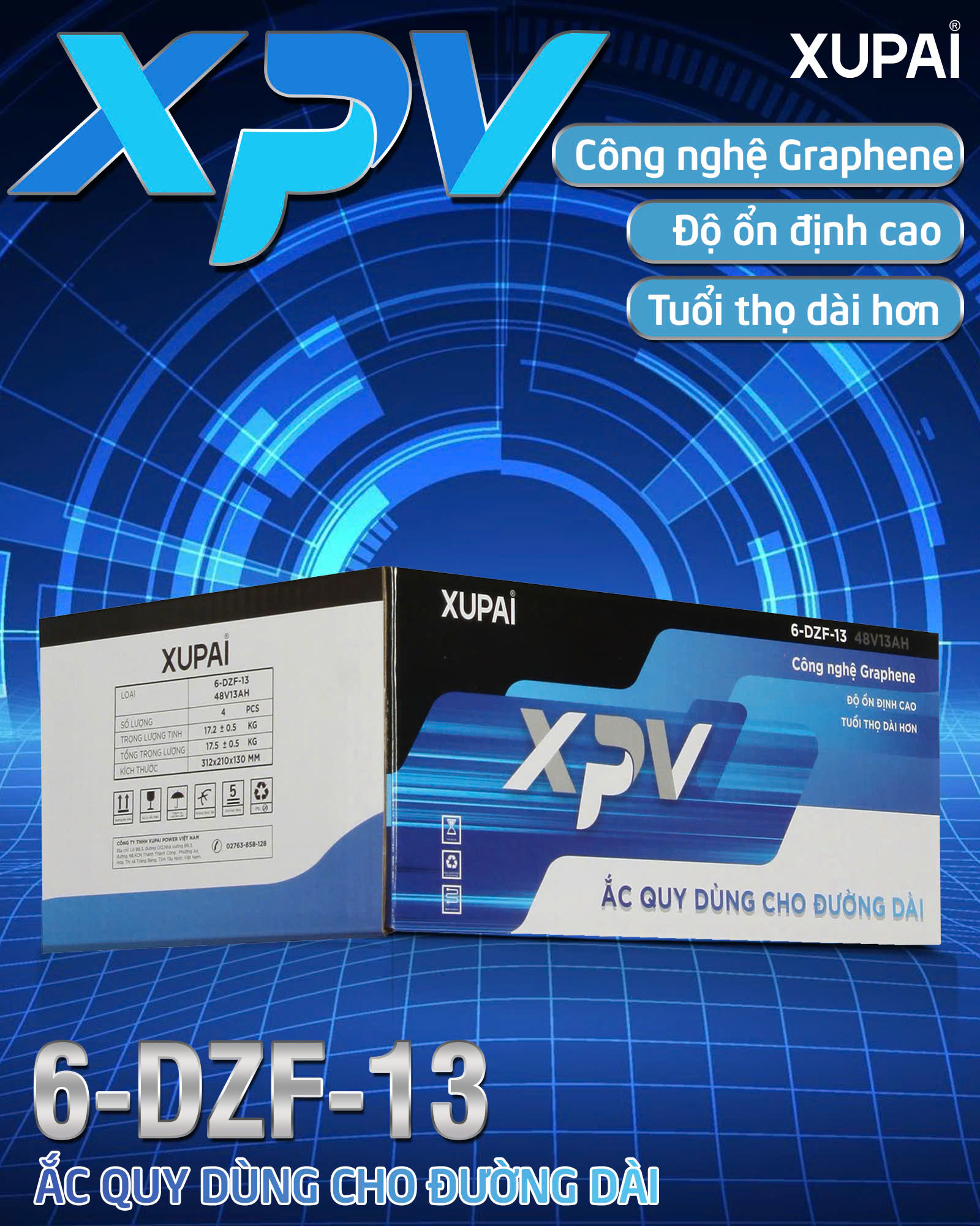 XUPAI Việt Nam RA MẮT SẢN PHẨM DẪN ĐẦU XU HƯỚNG NĂNG LƯỢNG :  XPV  6 -DZF -13