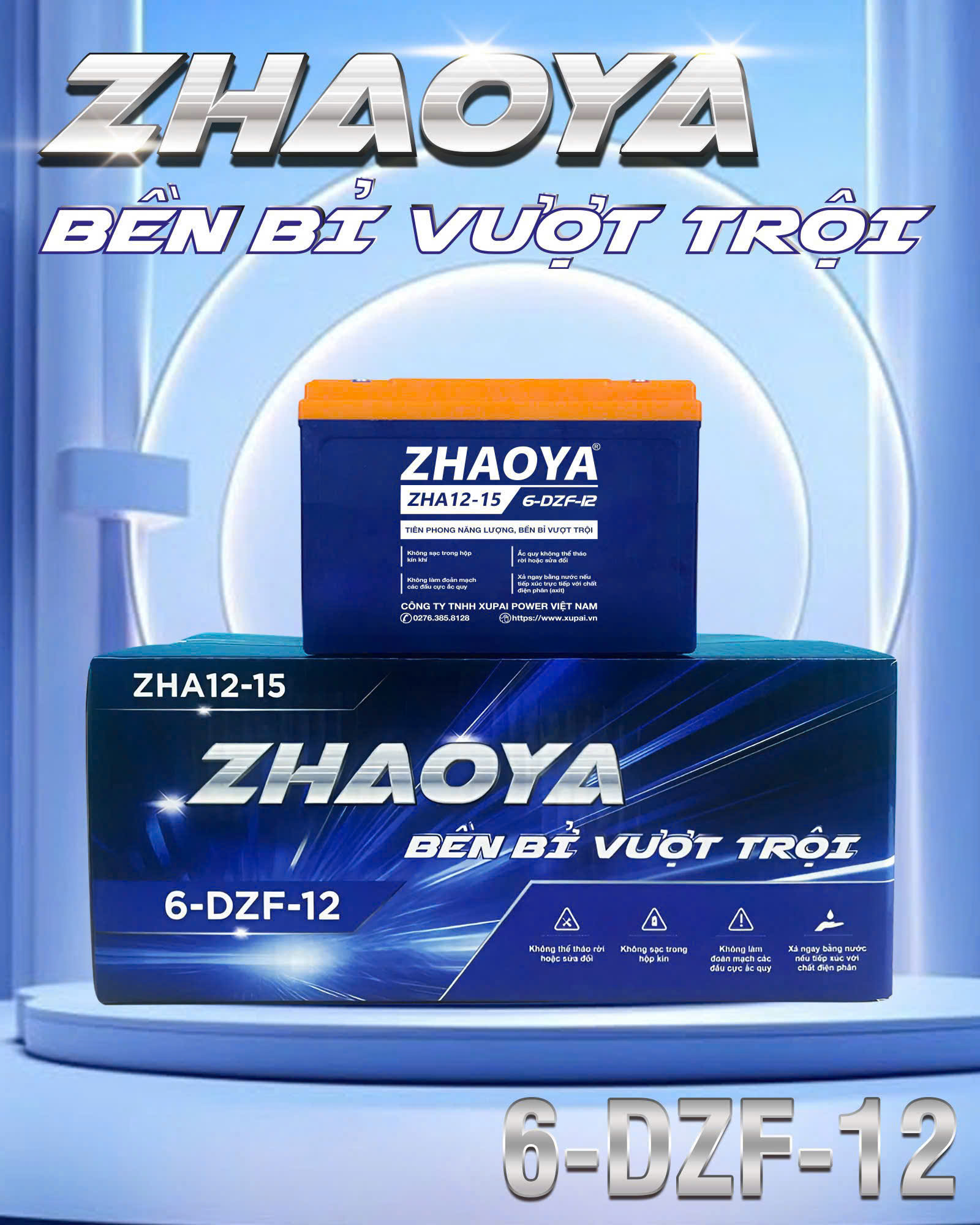 CHÀO HÈ 2025 CÙNG SẢN PHẨM MỚI CỦA XUPAI POWER VIỆT NAM : ZHAOYA 6 – DZF -12