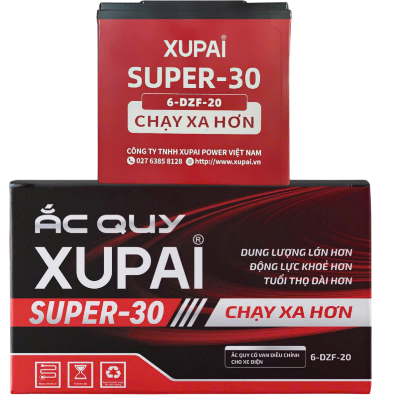 Ắc quy SUPER-30 (6-DZF-20) 11 1